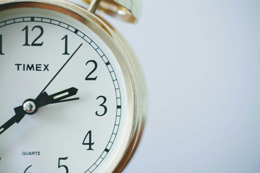 Marketing and fundraising challenges for charities. Image is of a clock because time is one of the main challenge.